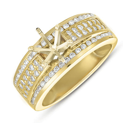 Yellow Gold Engagement Ring - EN7013YG
