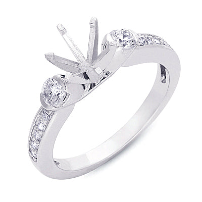 Platinum Engagement Ring - EN7014-PL