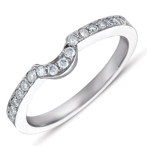 White Gold Matching Band - EN7015-BWG