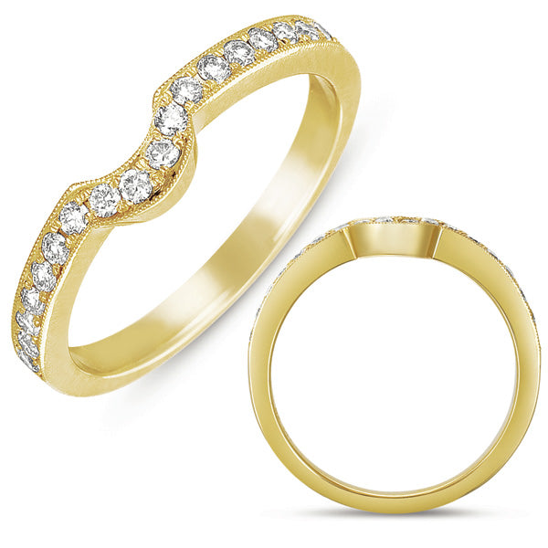 Yellow Gold Matching Band - EN7015-BYG