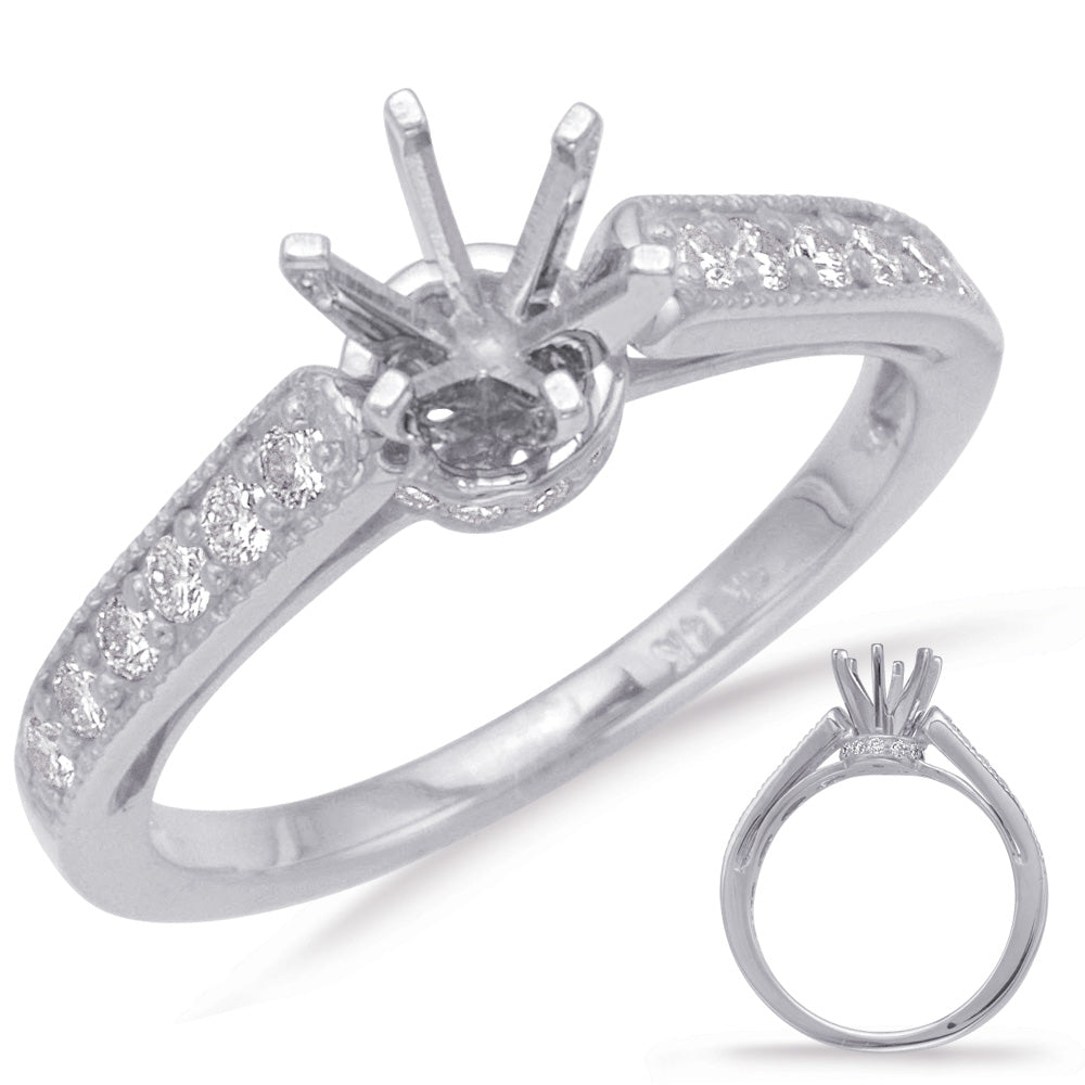 White Gold Engagement Ring - EN7015WG