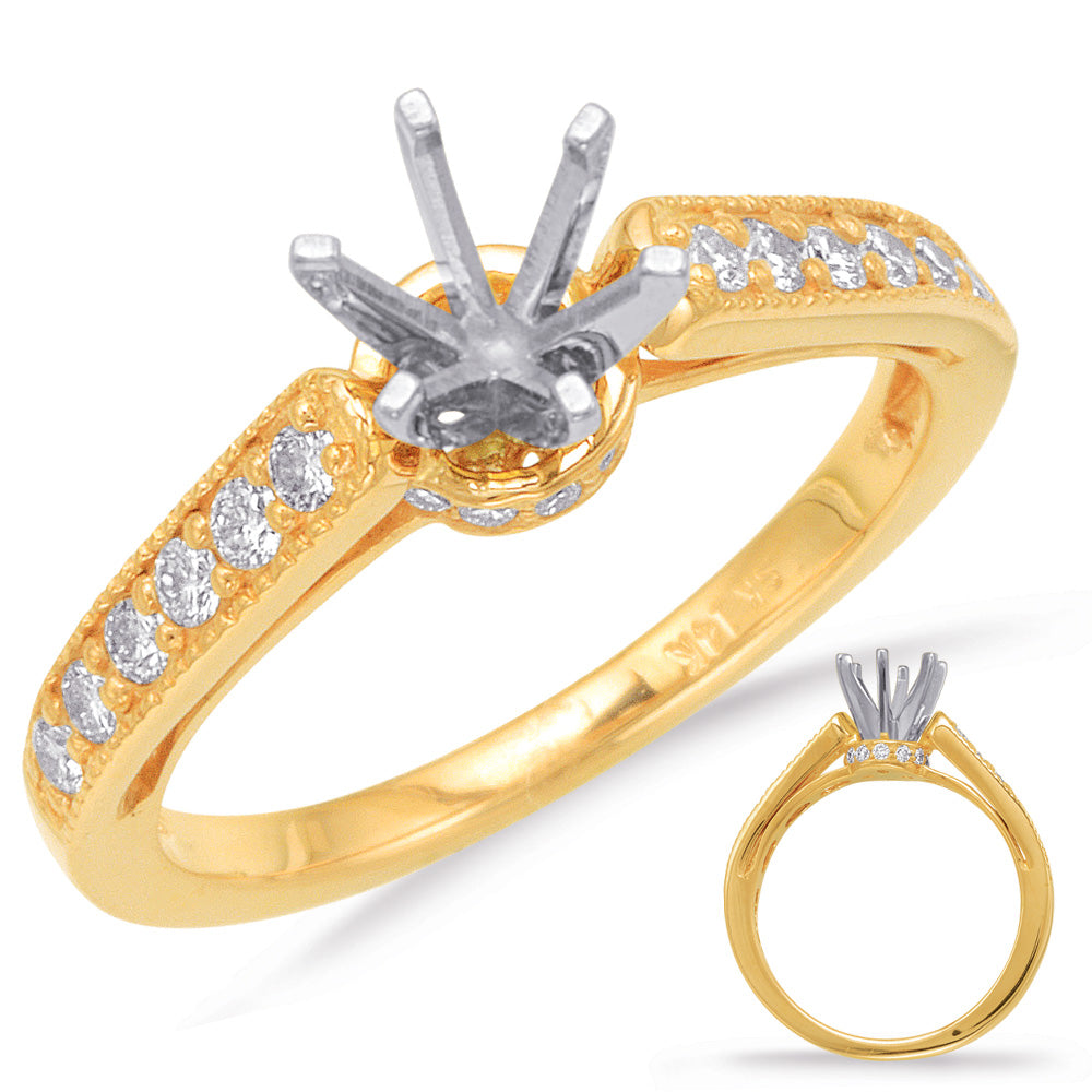 Yellow Gold Engagement Ring - EN7015YG