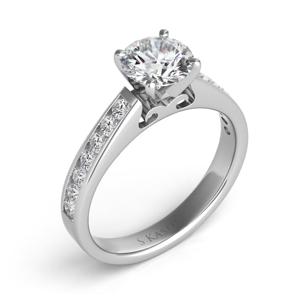 Platinum Engagement Ring - EN7016-PL