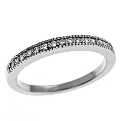 White Gold Matching Band - EN7018-BWG