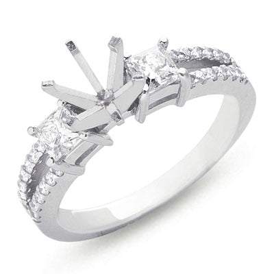 Platinum Engagement Ring - EN7024-PL