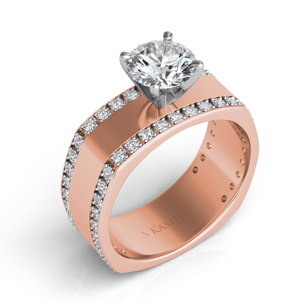 Rose Gold Engagement Ring - EN7028SERG