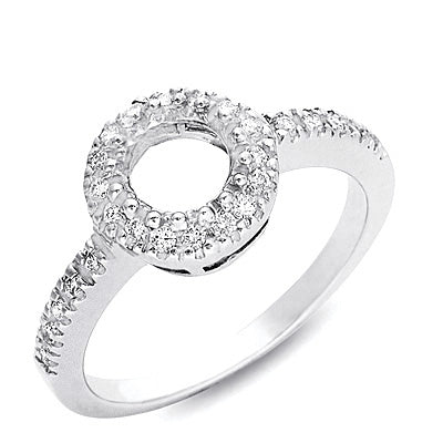 White Gold Engagement Ring - EN7031WG