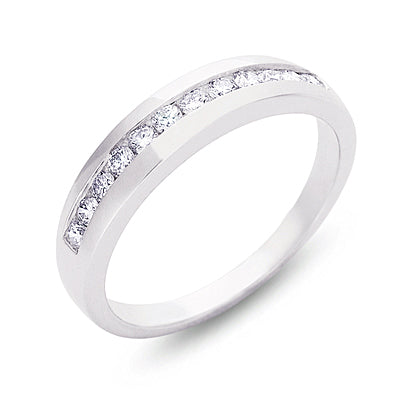 White Gold Matching Band - EN7032-BWG