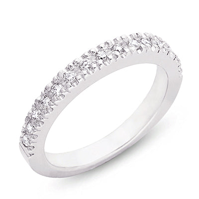 White Gold Matching Band - EN7033-BWG