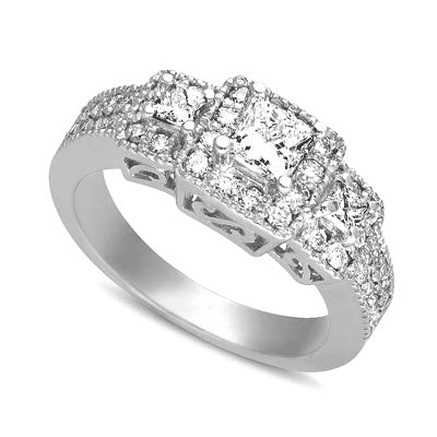 White Gold Fancy Ring - EN7034WG