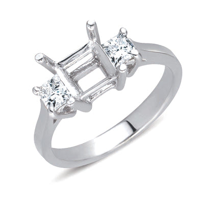 White Gold Engagement Ring - EN7036WG