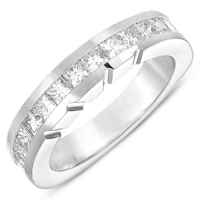 White Gold Matching Band - EN7038-BWG