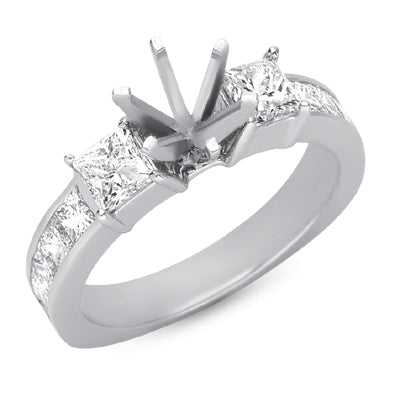 Platinum Engagement Ring - EN7038-PL