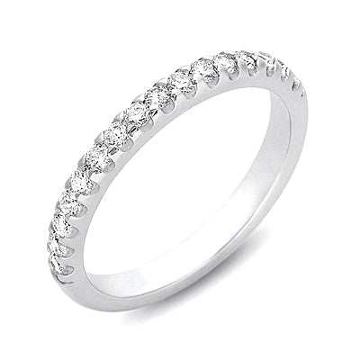 White Gold Engagement Band - EN7039-BWG