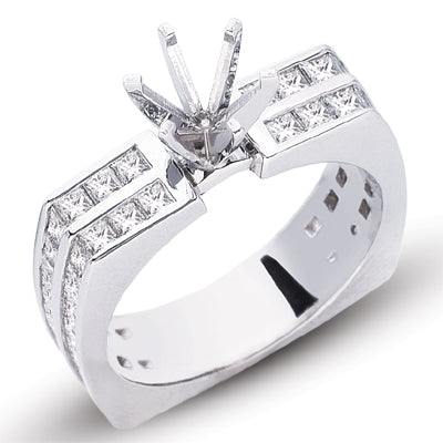 Platinum Engagement Ring - EN7040-PL
