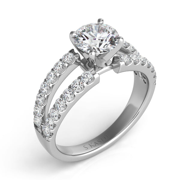 Platinum Engagement Ring - EN7041-PL