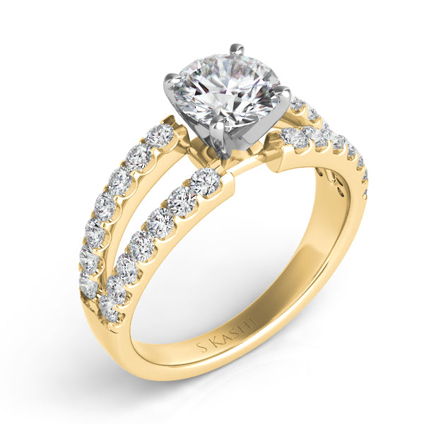 Yellow Gold Engagement Ring - EN7041YG