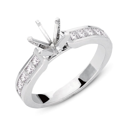 White Gold Engagement Ring - EN7042WG