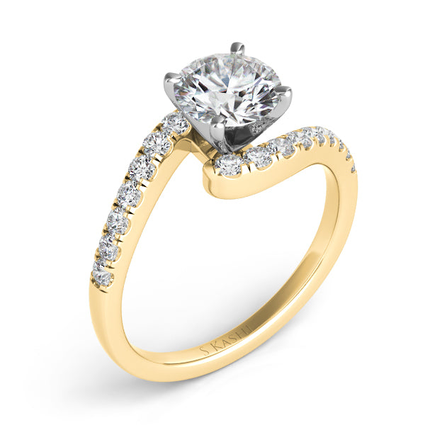 Yellow Gold Engagement Ring - EN7043YG