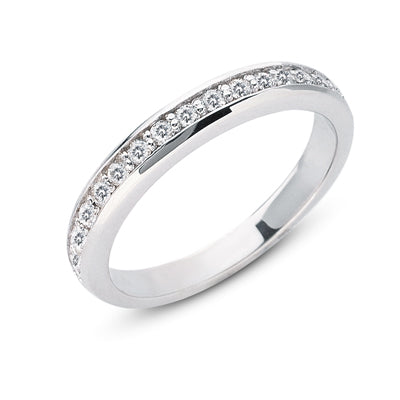 White Gold Matching Band - EN7044-BWG