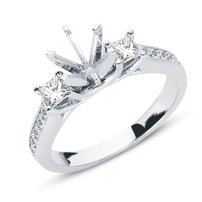 Platinum Engagement Ring - EN7044-PL