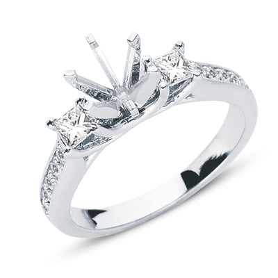 White Gold Engagement Ring - EN7044WG