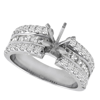 White Gold Engagement Ring - EN7046WG