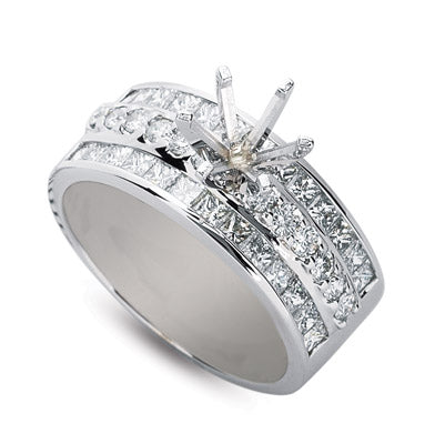 White Gold Engagement Ring - EN7048WG