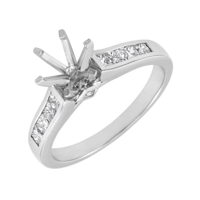 Platinum Engagement Ring - EN7049-PL