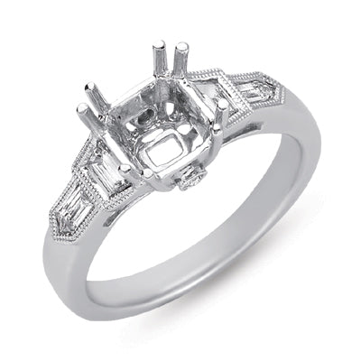 Platinum Engagement Ring - EN7050-2PL