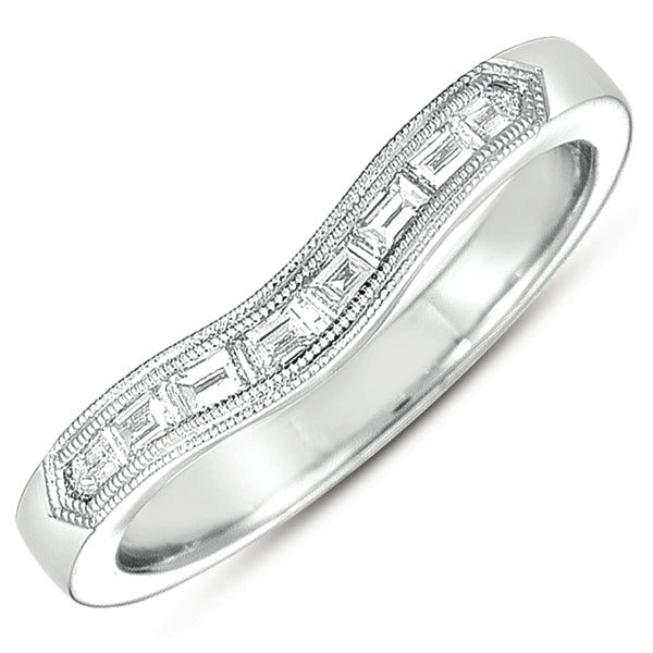 White Gold Matching Band - EN7050-BWG