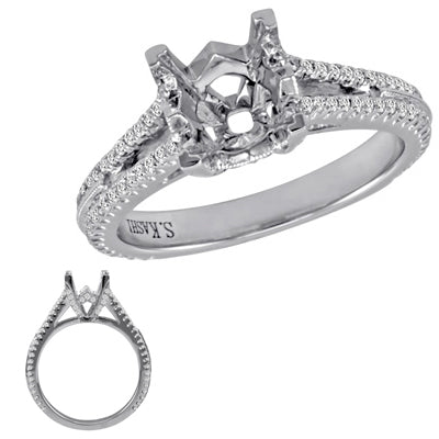 White Gold Engagement Ring - EN7053WG