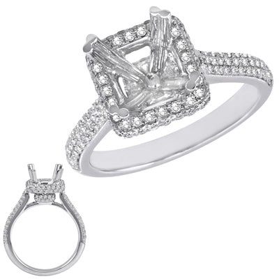 Platinum Engagement Ring - EN7056-PL