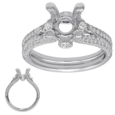 White Gold Engagement Ring - EN7063WG