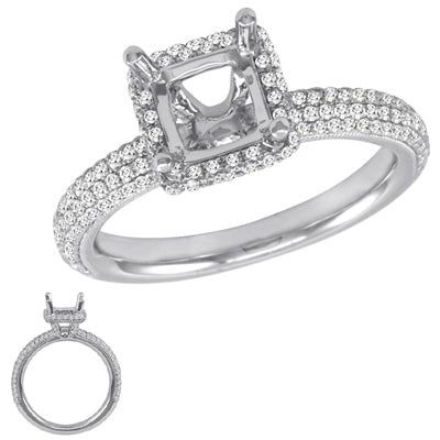 White Gold Engagement Ring - EN7064WG