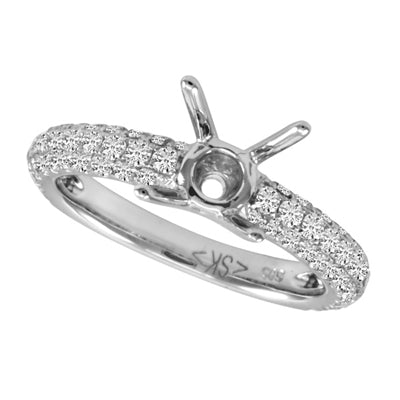 White Gold Engagement Ring - EN7074WG