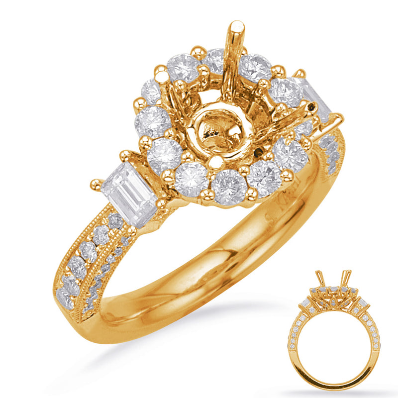 Yellow Gold Engagement Ring - EN7083YG