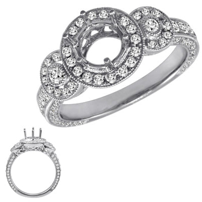 White Gold Engagement Ring - EN7084WG