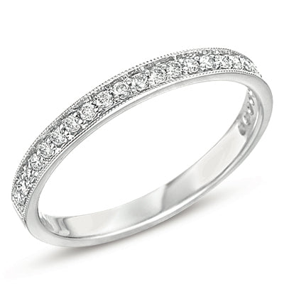 Pave Diamond Band - EN7088-BWG