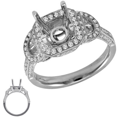 White Gold Engagement Ring - EN7089WG