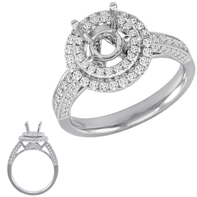 Platinum Engagement Ring - EN7097-1PL