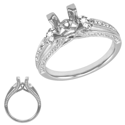 Platinum Engagement Ring - EN7100-PL