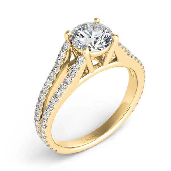 Yellow Gold Engagement Ring - EN7102YG