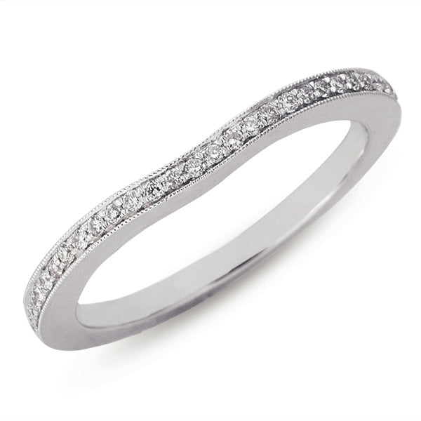 White Gold Matching Band - EN7105-BWG