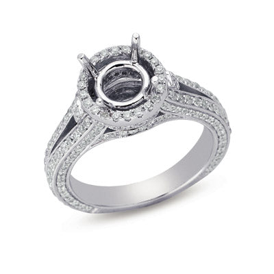 Platinum Engagement Ring - EN7105-PL