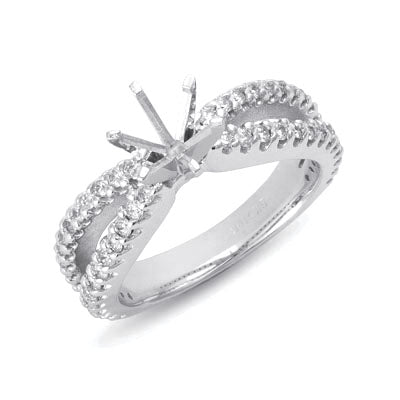 Platinum Engagement Ring - EN7109-PL