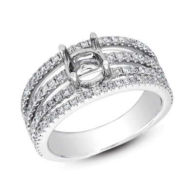 White Gold Engagement Ring - EN7110WG