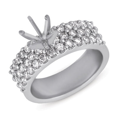 Platinum Engagement Ring - EN7112-PL