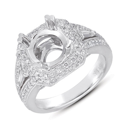 White Gold Engagement Ring - EN7119WG