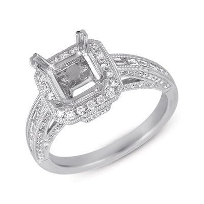 White Gold Engagement Ring - EN7120WG